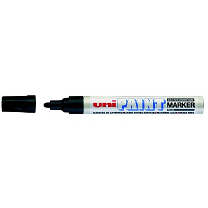 Uni UNI PAINT PX-20 Marcador permanente de pintura, punta ojival, 2,2 mm, Negro - 1