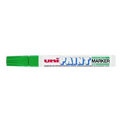 Uni UNI PAINT PX-20 Marcador permanente de pintura, punta ojival, 2,2 mm, Verde