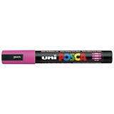 Uni Uni Posca PC-5M Marcador de pintura, punta ojival, 1,8-2,5 mm, Rosa Uni Uni Posca PC-5M Marcador de pintura, punta ojival, 1,8-2,5 mm, Rosa