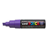 Uni Uni Posca PC-8K Marcador de pintura, punta biselada, 8 mm, Violeta Uni Uni Posca PC-8K Marcador de pintura, punta biselada, 8 mm, Violeta