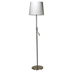 Unilux Inclinea, Lampada LED da terra, Paralume bianco Unilux Inclinea, Lampada LED da terra, Paralume bianco