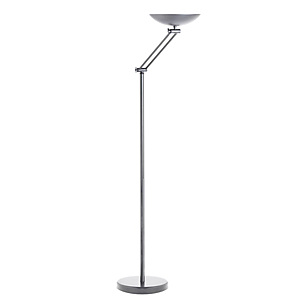 Unilux Lampada da pavimento a LED, Metallo, Grigio