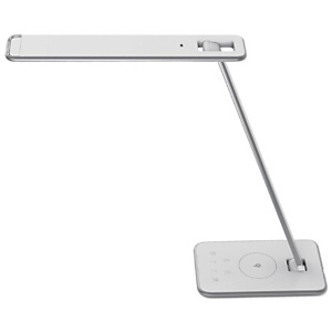 UNILUX Lampada da tavolo LED Jazz, Grigio metallizzato UNILUX Lampada da tavolo LED Jazz, Grigio metallizzato