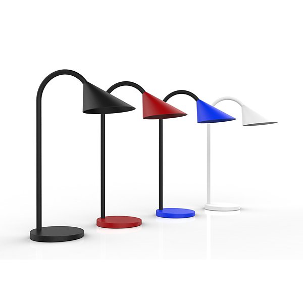 UNILUX Lampada da tavolo LED  Sol, Metallo ed elastomero, Blu - 2