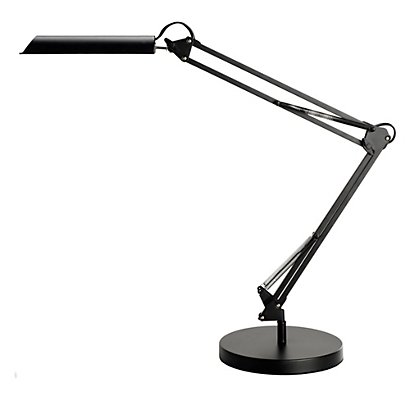 UNILUX Lampada da tavolo Swingo - a led - con base e morsetto - 44 x 34,5 x 13,5 cm - 10 W - nero - 1