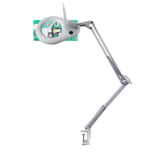 UNILUX Lampada zoom - Led 6W - lente di ingrandimento - bianco UNILUX Lampada zoom - Led 6W - lente di ingrandimento - bianco