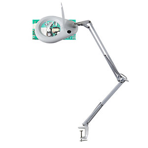 UNILUX Lampada Zoom - a led - con lente di ingrandimento - 7,7 W - bianco