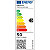 Unilux lampadaire Stratus - Led intégrée - 50W - Eclairage direct et indirect - Variateur d'intensité - Aluminium - 6