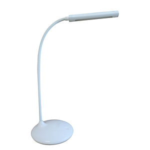 Unilux Lampe de bureau LED Nelly, Puissance 5,6W, Durée 20 000h, Sans fil rechargeable par USB, Blanc