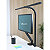 Unilux Lampe de bureau sur pince Strata - Led intégrée - 12,7W - Bras flexible - Détecteur de luminosité - Noir - 2