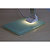 Unilux Lampe de bureau Popy - Led intégrée - 5W - Bras et tête articulés - Port USB - Socle en verre - Gris Métal - 5