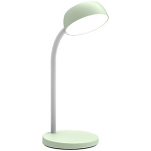 Unilux Lampe de bureau Tamy Led intégrée - 6W - Bras flexible 360° - Vert