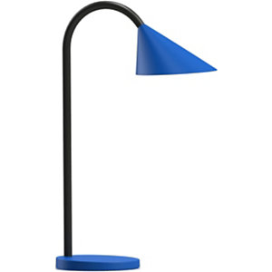 Unilux Sol Flexo LED, metal y elastómero, azul