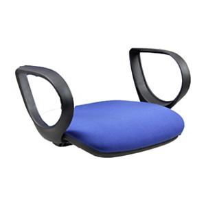 UNISIT Accoudoirs fixes pour siège Team - Polypropylène - Noir