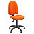 UNISIT Team TMI Silla de oficina, tela, altura 95-107 cm, naranja - 1