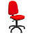 UNISIT Team TMI Silla de oficina, tela, altura 95-107 cm, rojo - 1