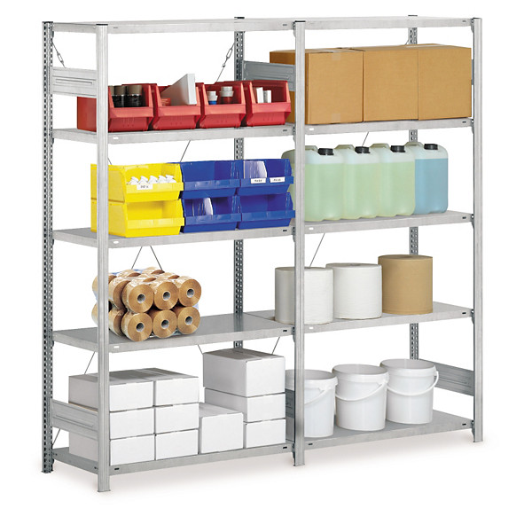 Universal Grundregal, B 1300 mm x T 500 mm x H 2000 mm - 1