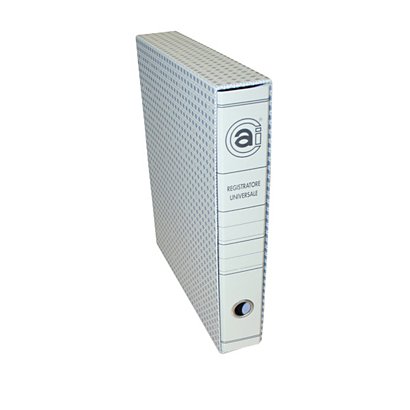 Universale Registratore archivio, Formato Protocollo, Dorso 5 cm, Cartone, Grigio - 1