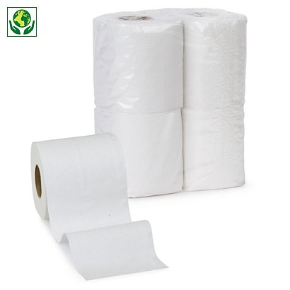 Universeel toiletpapier 2 lagen - 200 bladen per rol