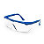 UNIVET Occhiale protettivo di sicurezza 511 Clear 2, Sovrapponibile agli occhiali da vista, Lente Trasparente, Montatura Blu - 1