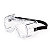 UNIVET Occhiale protettivo di sicurezza a maschera 602 Clear 1, Sovrapponibile agli occhiali da vista, Lente Trasparente, Montatura Trasparente - 1
