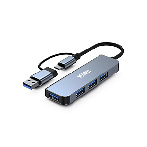 Urban Factory MHC35UF, Avec fil, USB 3.2 Gen 1 (3.1 Gen 1) Type-A, Gris, Sideral Grey, 5 Gbit/s, Aluminium Urban Factory MHC35UF, Avec fil, USB 3.2 Gen 1 (3.1 Gen 1) Type-A, Gris, Sideral Grey, 5 Gbit/s, Aluminium