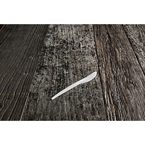 usobio® Coltello monouso Bio & Compostabile in Mater-bi, Avorio (confezione 100 pezzi) usobio® Coltello monouso Bio & Compostabile in Mater-bi, Avorio (confezione 100 pezzi)