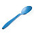 USOBIO Cucchiaio colorato monouso in Mater-bi, Biodegradabile e Compostabile, Azzurro (confezione 20 pezzi) - 1