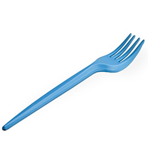 USOBIO® Forchetta colorata monouso Bio & Compostabile in Mater-bi, Azzurro (confezione 20 pezzi) USOBIO® Forchetta colorata monouso Bio & Compostabile in Mater-bi, Azzurro (confezione 20 pezzi)