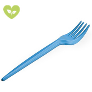 USOBIO Forchetta colorata monouso in Mater-bi, Biodegradabile e Compostabile, Azzurro (confezione 20 pezzi) USOBIO Forchetta colorata monouso in Mater-bi, Biodegradabile e Compostabile, Azzurro (confezione 20 pezzi)