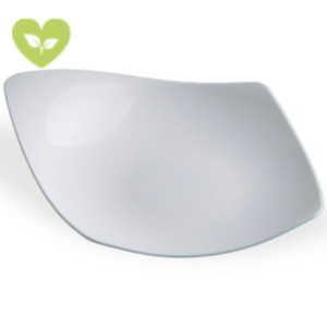 USOBIO Piattino monouso per Finger Food, Mater-Bi, Biodegradabile e Compostabile, 11 x 13 cm, Avorio (confezione 240 pezzi) USOBIO Piattino monouso per Finger Food, Mater-Bi, Biodegradabile e Compostabile, 11 x 13 cm, Avorio (confezione 240 pezzi)