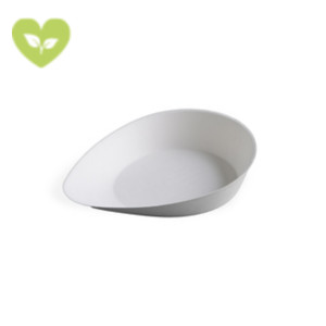 USOBIO Piatto medio monouso Sucadrops, Polpa di cellulosa, Bianco (confezione 500 pezzi) USOBIO Piatto medio monouso Sucadrops, Polpa di cellulosa, Bianco (confezione 500 pezzi)