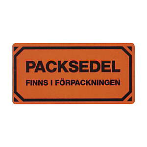 UTFÖRSÄLJNING - Varningsetiketter på rulle UTFÖRSÄLJNING - Varningsetiketter på rulle