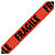 Výstražná lepiaca PVC páska FRAGILE - KREHKÉ, 50mm, návin 66m, hrúbka 48µm + 1 odvíjač pásky | RAJA - 1