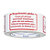 Výstražná lepicí PVC páska HANDLE WITH CARE - POZOR SKLO, 50mm, návin 66m, tloušťka 53µm | RAJA - 7