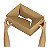 Variabel kasse med automatbund i enkelt bølgepap 35x25x28/35cm - 3