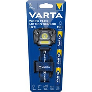 VARTA Lampe frontale 'Work Flex Motion Sensor H20', 3x AAA