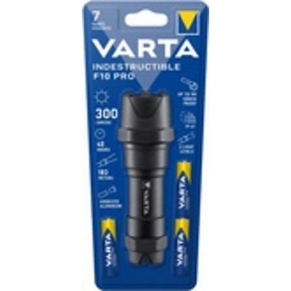 VARTA Lampe de poche 'Indestructible F10 Pro', avec 3 AAA - 1