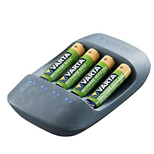 VARTA, Pile e torce elettriche, Caricabatt.e ecocharger 4 aaa, 57680101421 VARTA, Pile e torce elettriche, Caricabatt.e ecocharger 4 aaa, 57680101421