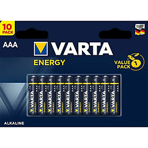 VARTA, Pile e torce elettriche, Cf10 energy aaa alcalina, 4103229491