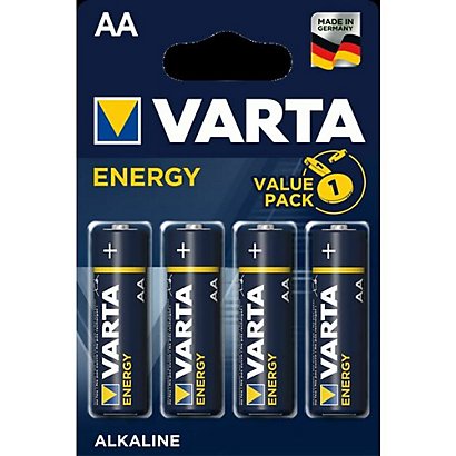 VARTA, Pile e torce elettriche, Cf4 energy aa alcalina, 4106229414 - 1