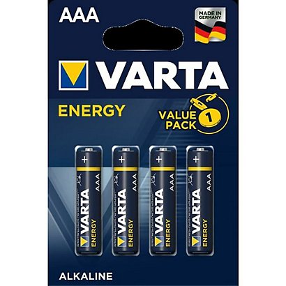 VARTA, Pile e torce elettriche, Cf4 energy aaa alcalina, 4103229414 - 1