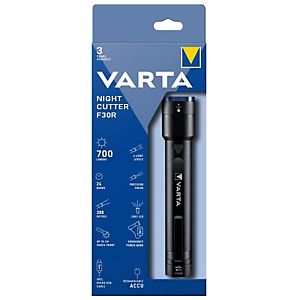 VARTA, Pile e torce elettriche, Torcia night cutter f30r, 18901101111 VARTA, Pile e torce elettriche, Torcia night cutter f30r, 18901101111