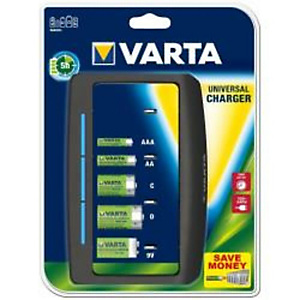 Varta, Pile e torce elettriche, Universal charger vuoto conf.da 1, 57648101401 Varta, Pile e torce elettriche, Universal charger vuoto conf.da 1, 57648101401