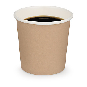 Vaso de cartón marrón Vaso de cartón marrón