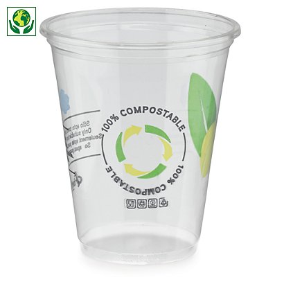 Vaso PLA compostable