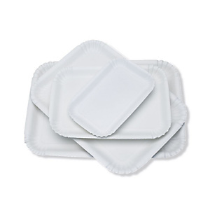 Vassoio in cartone non alimentare, 25,5 x 35 cm, Bianco Vassoio in cartone non alimentare, 25,5 x 35 cm, Bianco