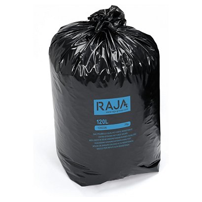 Veľmi pevné LDPE vrecia na odpadky, 35l, 40 mikrónov | RAJA - 1