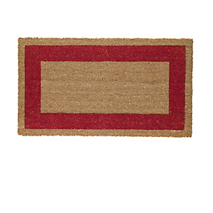 VELCOC Zerbino Cocco - fondo in vinile - 60x100 cm - rosso VELCOC Zerbino Cocco - fondo in vinile - 60x100 cm - rosso
