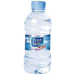 FONT VELLA Agua mineral natural 33 cl FONT VELLA Agua mineral natural 33 cl